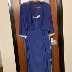 Navy blue formal dress